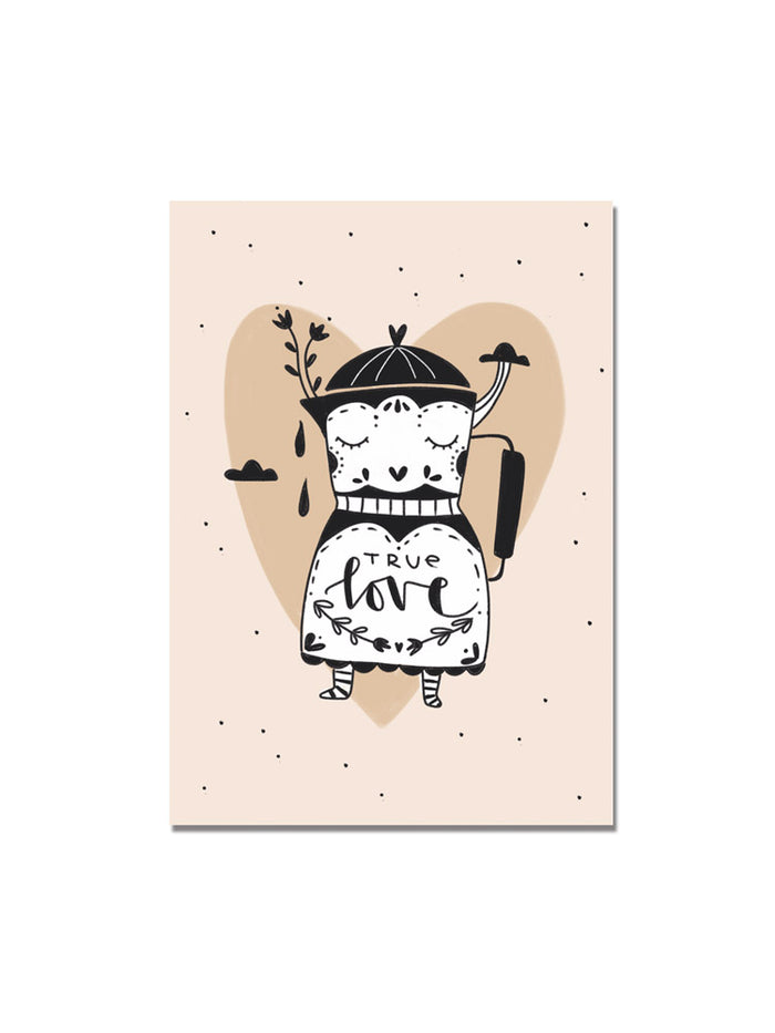 Postkarte "true love"