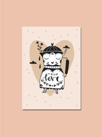 Postkarte "true love"