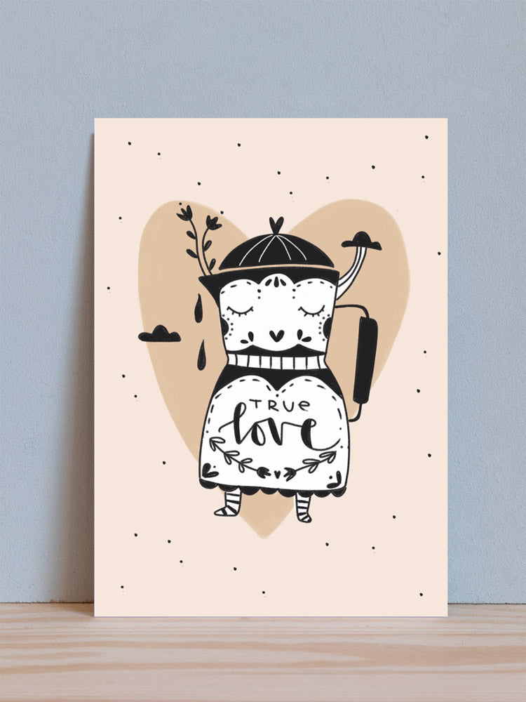 Postkarte "true love"