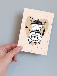 Postkarte "true love"
