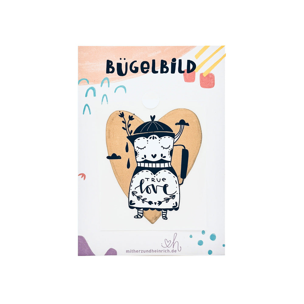 Bügelbild "true love"