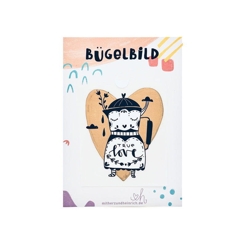 Bügelbild "true love"