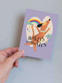 Postkarte "Wauzis"