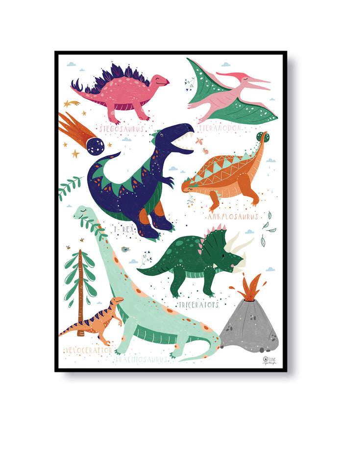 Poster "Dinosaurier" - DIN A2
